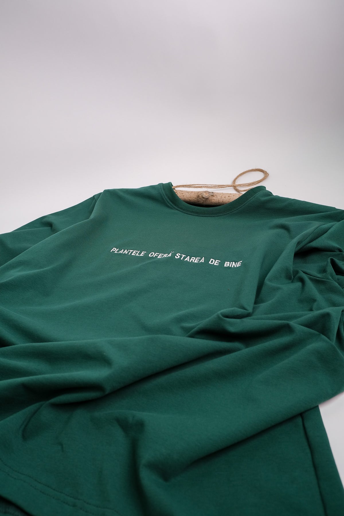 Tricou Verde Plantele oferă stare de bine Verde
alb