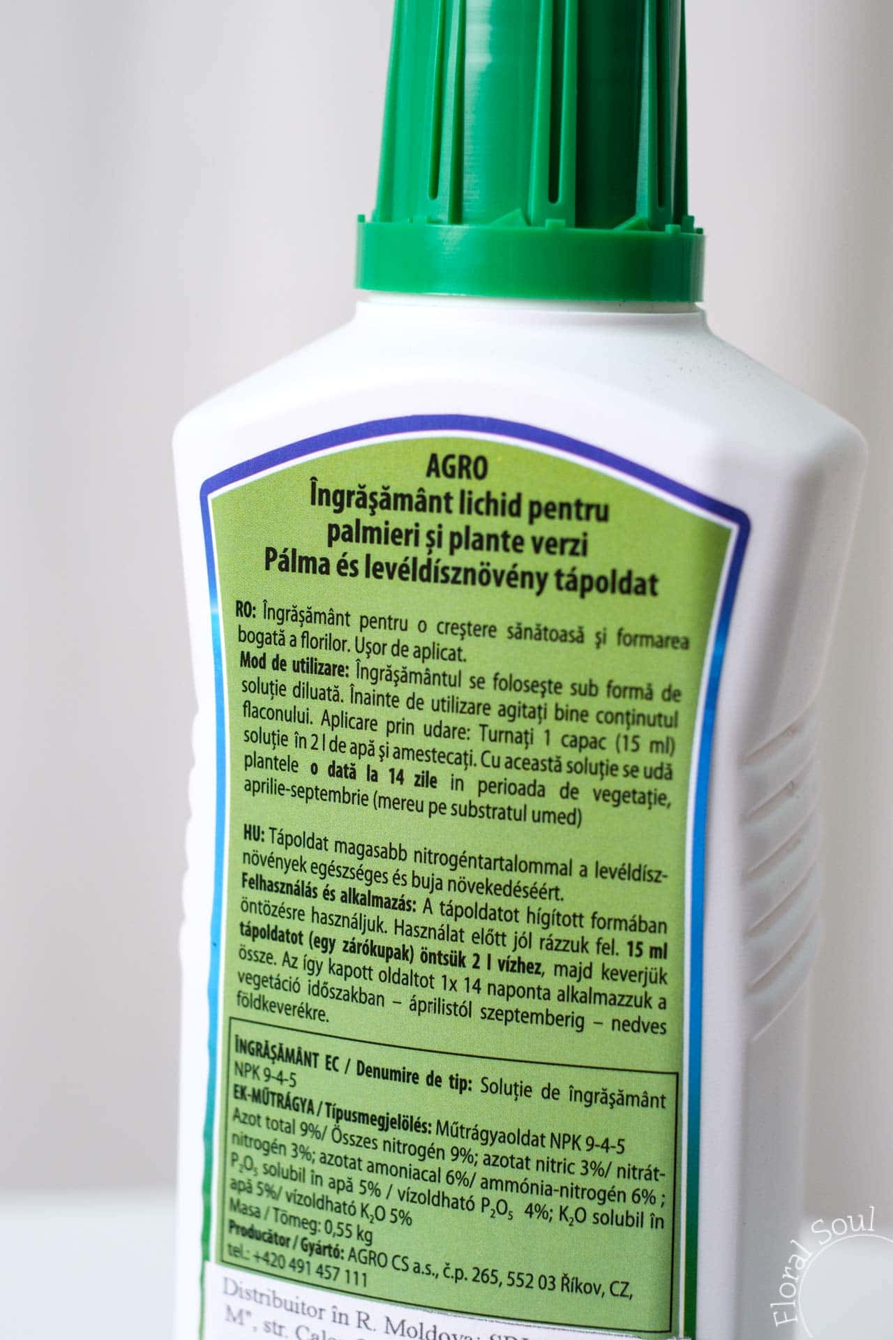 Ingrasamant lichid palmieri