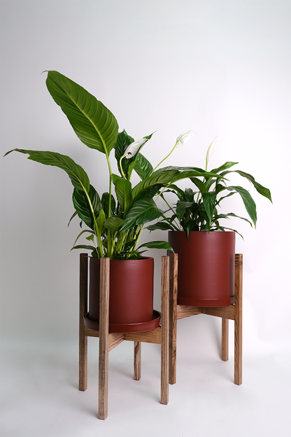 Suport lemn vopsit pătrat