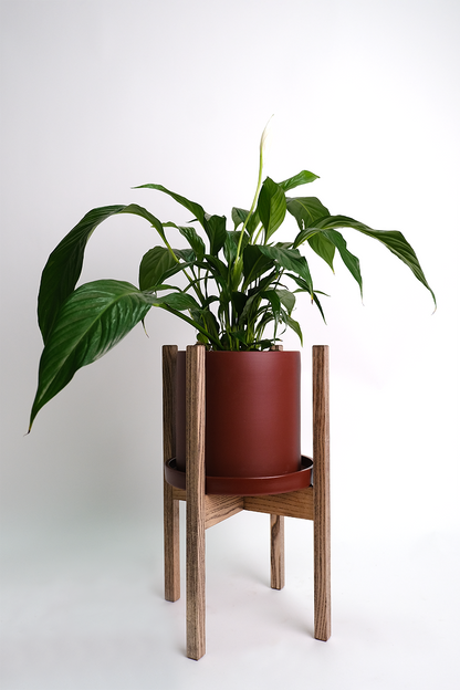 Suport lemn vopsit pătrat