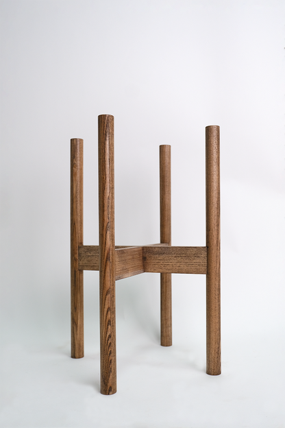 Suport lemn natural pătrat